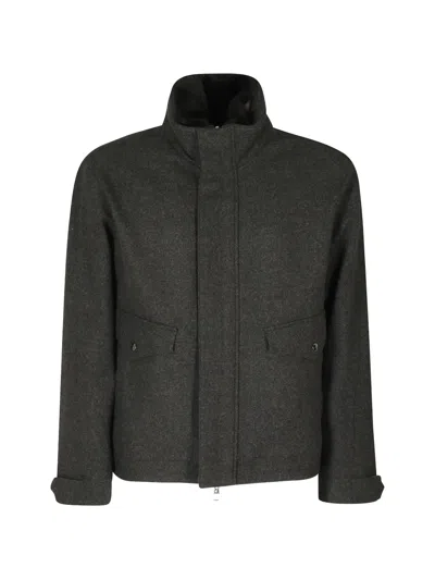 Montecore High-neck Zip-up Bomber Jacket In Multi