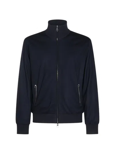 Montecore High-neck Zip-up Jacket In Black