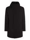 Montecore Turtleneck Long-sleeve Jacket In Black