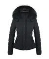 Montecore Padded Hooded Jacket In Black
