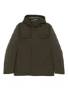 Montecore Hooded Flap-pocket Jacket In Green
