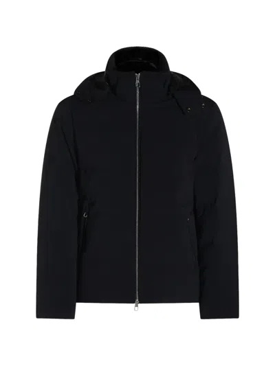Montecore Hooded Padded Coat In Blue