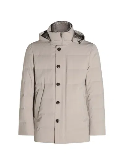 Montecore Hooded Padded Coat In Neutral