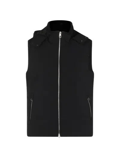 Montecore Hooded Padded Gilet In Black