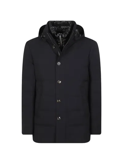 Montecore Hooded Padded Jacket In Blue