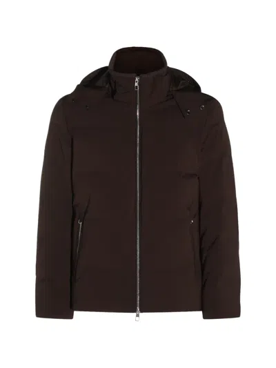 Montecore Hooded Padded Jacket In Animal Print