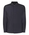 Montecore Classic-collar Shirt Jacket In Blue