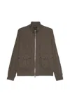 Montecore Flap-pocket Zipped Jacket In Brown