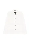 Montecore Buttoned Flap-pocket Overshirt In White