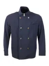 Montecore Double Breasted Down Jacket In Blue