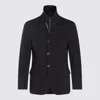 Montecore Jackets Blue And Green In Black