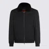 Montecore Faux-fur-trim Zip-front Jacket In Black