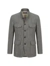 Montecore Multiple-pocket Jacket In Gray