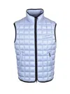 Montecore Light Blue Centogrammi Polyamide Vest In Blue