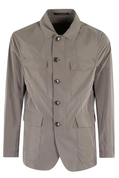 MONTECORE LIGHTWEIGHT NYLON JACKET WITH POINTED COLLAR