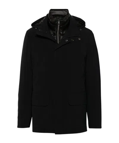 Montecore Logo-plaque Jacket In Black