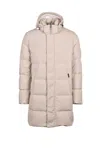 Montecore Long Down Jacket - Beige In Neutral
