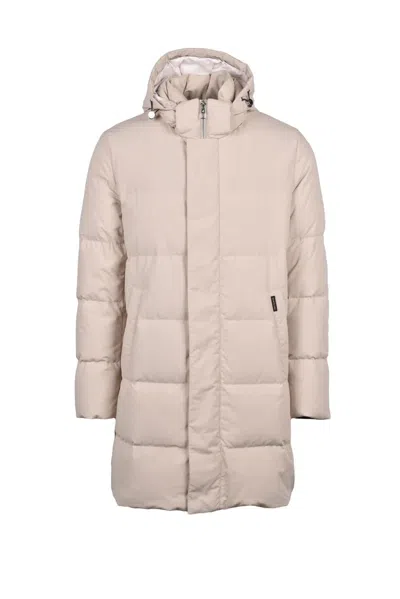 Montecore Long Down Jacket - Beige In Neutral
