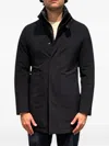 Montecore Long-sleeve Padded Coat In Black