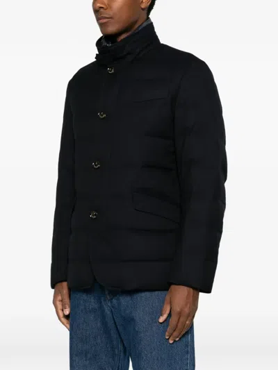 Montecore Long-sleeve Quilted Jacket In Black
