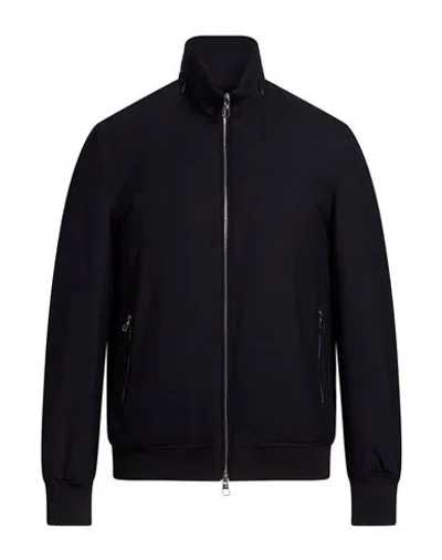 Montecore Man Jacket Navy Size 40 Virgin Wool, Elastane In Blue