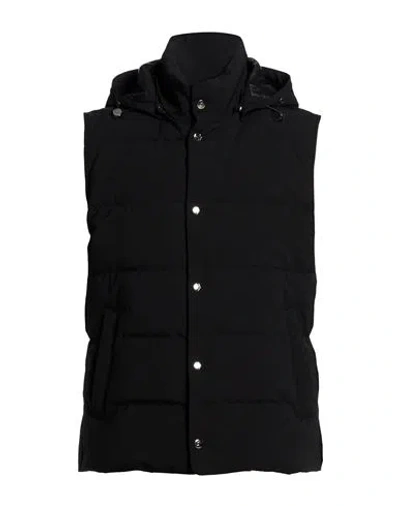 Montecore Man Vest Black Size 44 Polyester, Elastane