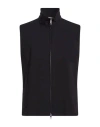 Montecore Man Vest Midnight Blue Size 42 Polyester, Elastane In Black