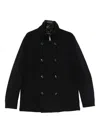 Montecore Men Double-breasted Zip-up Jacket In Black