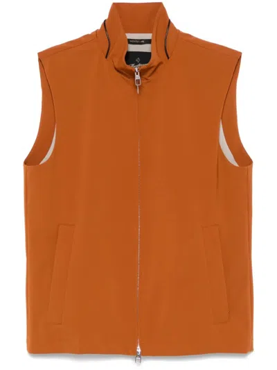 Montecore Men Gilet In Orange