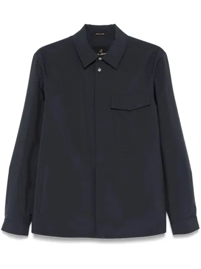 Montecore Men Overshirt In Blue