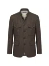 Montecore Multiple-pocket Jacket In Brown
