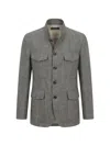 Montecore Multiple-pocket Jacket In Gray