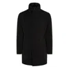 Montecore Turtleneck Long-sleeve Jacket In Black