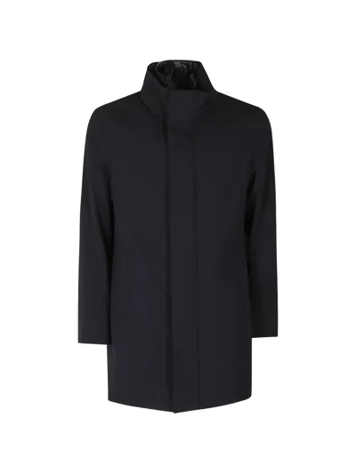Montecore Padded High-neck Coat In Blue