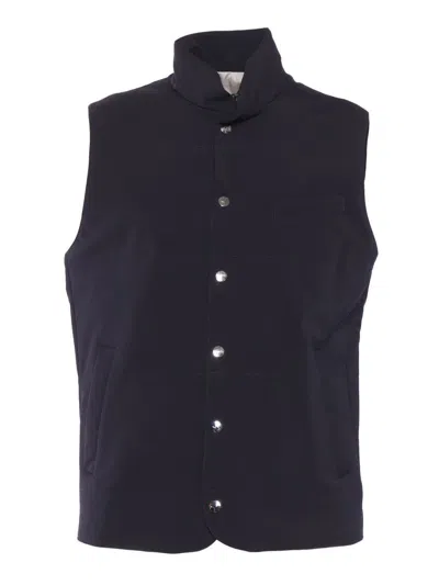 Montecore Padded Vest In Blue