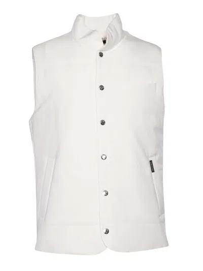 Montecore Padded Waistcoat In White