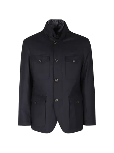 Montecore Padded Virgin-wool Jacket In Blue