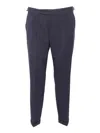 Montecore Elegant Blue Trousers In Blue