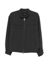 Montecore Patch Pocket Zip Jacket In Black