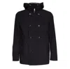 Montecore Performance Urban Double-breasted Jacket In Black