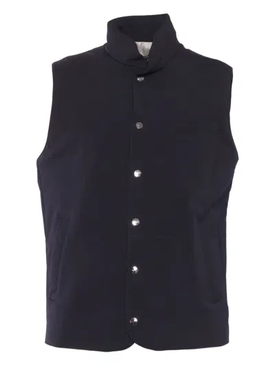 Montecore Down Sleeveless Waistcoat In Blue