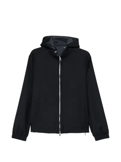 Montecore Reversible Hooded Jacket In Black