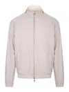 Montecore Reversible High-neck Jacket In White