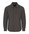 Montecore Shirt-style Casual Jacket In Brown