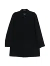 Montecore Single-breasted Coat In Black