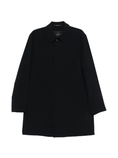 Montecore Single-breasted Coat In Black