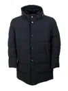 Montecore Tech Fabric Coat In Black