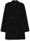 Montecore Trench Jacket In Blue