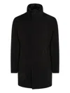 Montecore Turtleneck Long-sleeve Jacket In Black