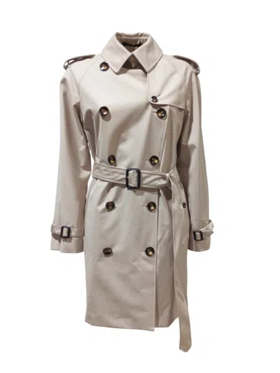 Montecore Women`s Trench Coat In Beige